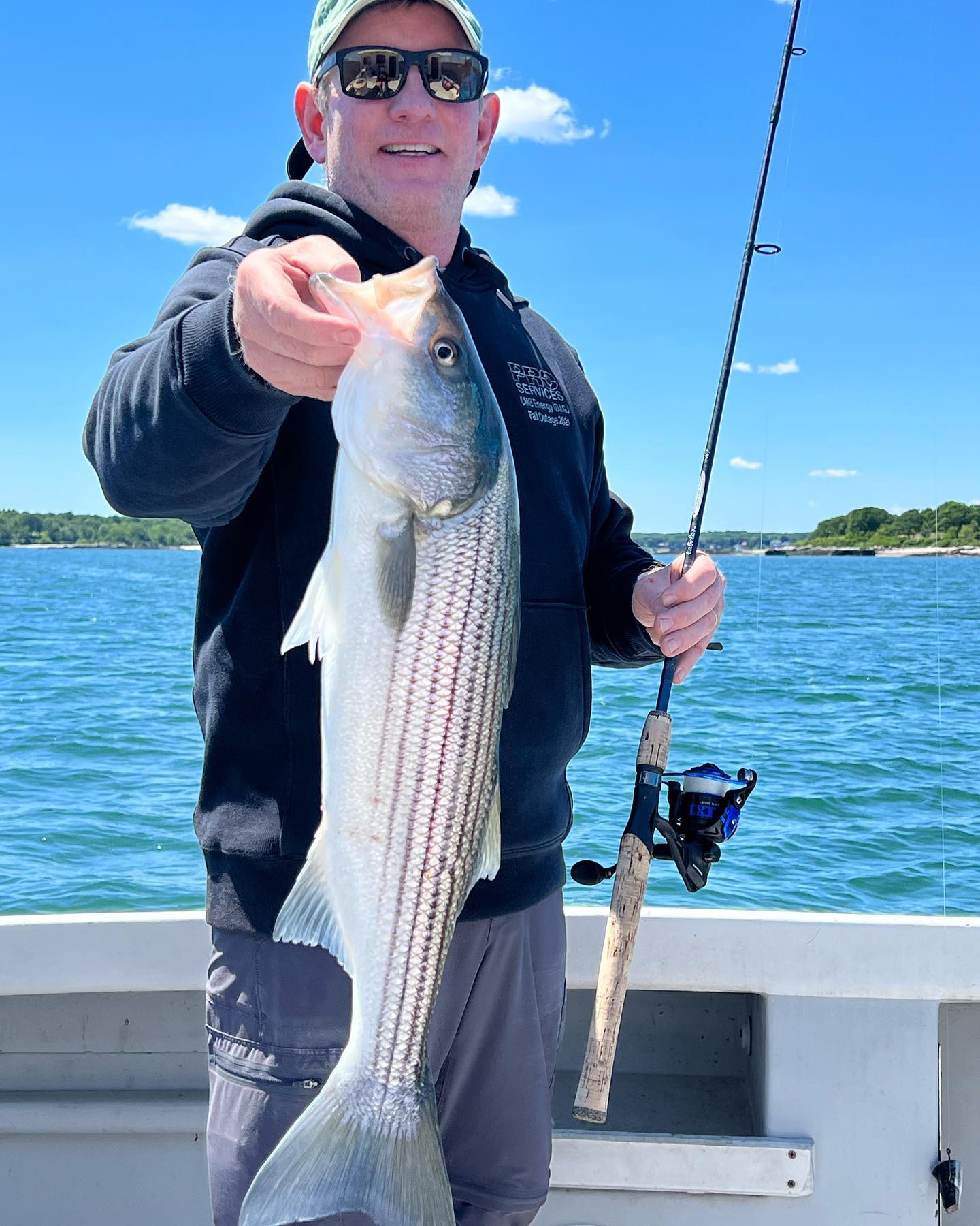 Inshore Striped Bass Fishing Charters Near Me Portland Maine